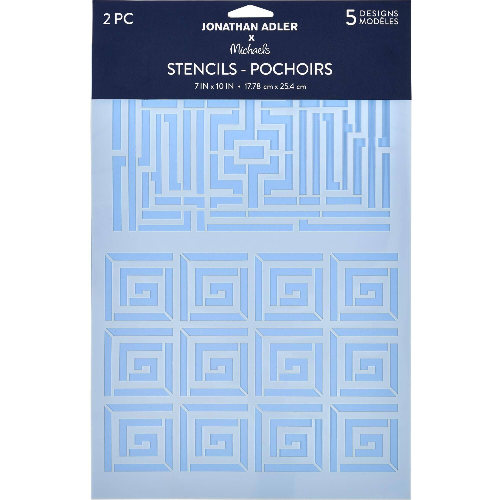 Jonathan Adler x Michaels Luxembourg Stencils
